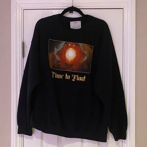 Vixen by Micheline Pitt IT Chapter Two Time to Float Black Sweatshirt - Unisex
